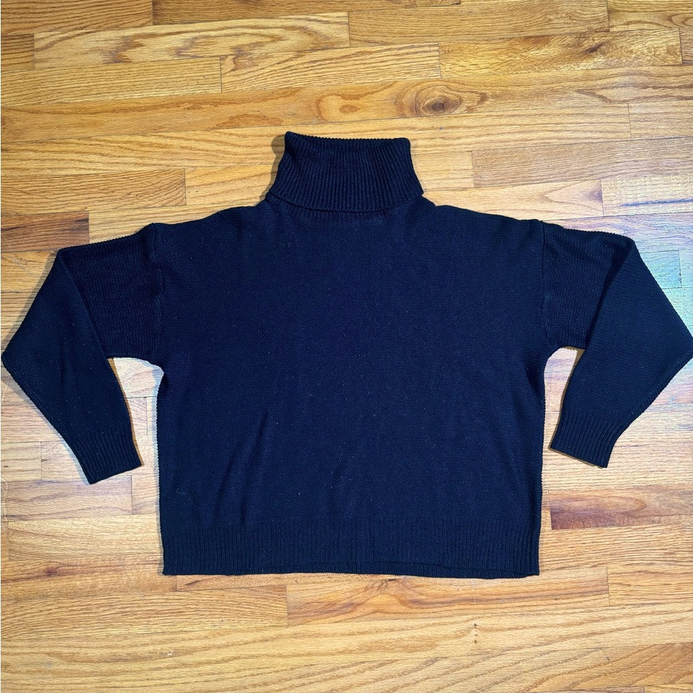 Black Turtleneck Sweater